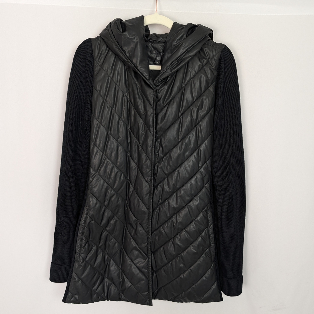 Eileen Fisher Quilted Puffer Jacket